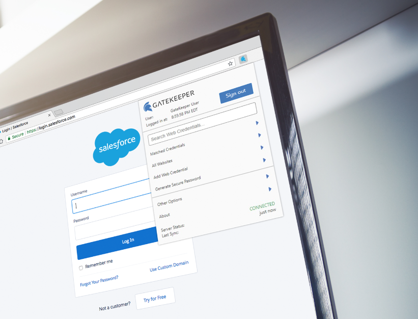screenshot of GateKeeper Enterprise